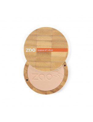 Image de Poudre Compacte Bio - Beige orangé 302 9 grammes - Zao Make-up via Base Prim'light Bio - Blanche 700 30 ml - Zao Make-up