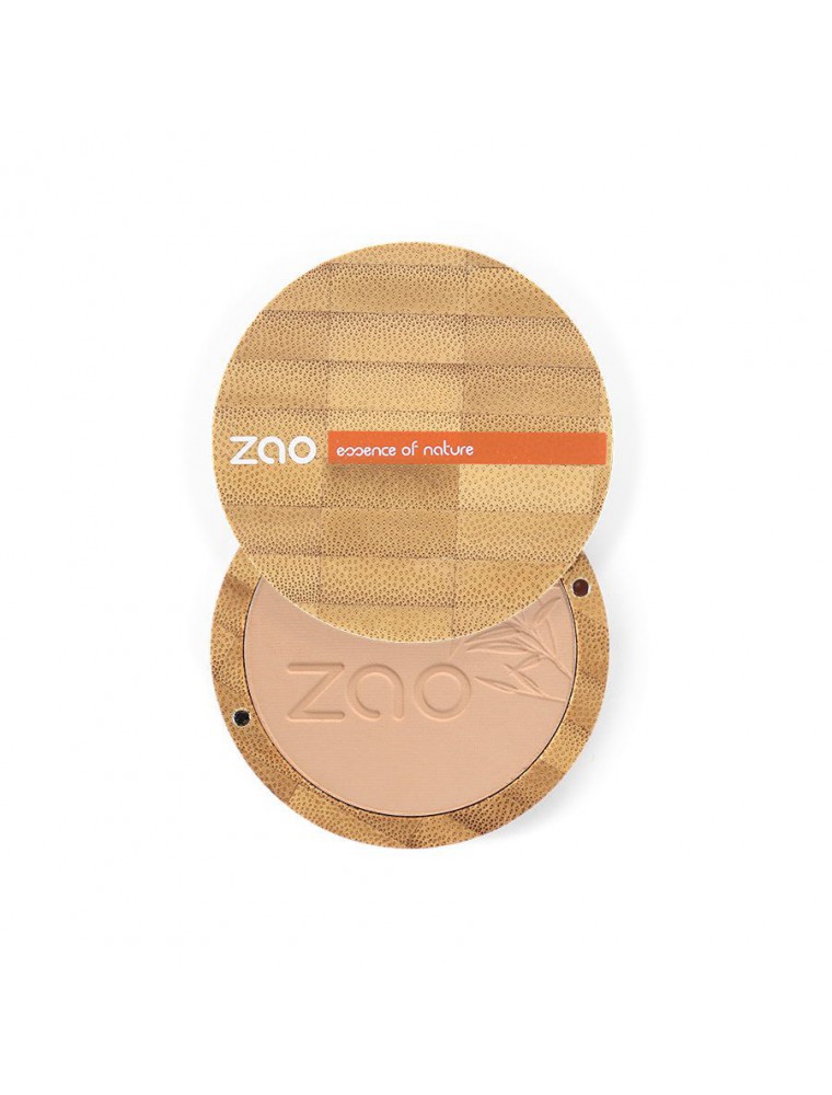 Image principale de la modale pour Poudre Compacte Bio - Brun beige 303 9 grammes - Zao Make-up