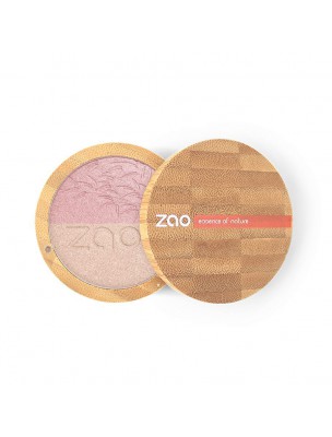 Image 36395 supplémentaire pour Shine-up Powder Bio Duo - Rose et Or 311 9 grammes - Zao Make-up