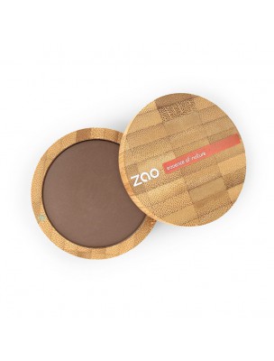 Image de Organic Mineral Clay - Chocolate 344 15 grams - Zao Make-up depuis Organic blushes and illuminators and their refills