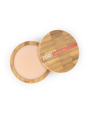 Image de Terre cuite minérale Bio - Matifiante 346 15 grammes - Zao Make-up via Pinceau Bambou Langue de chat 704 - Zao Make-up