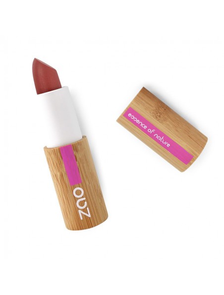 Image principale de Rouge à lèvres Mat Bio - Rose rouge 463 3,5 grammes - Zao Make-up