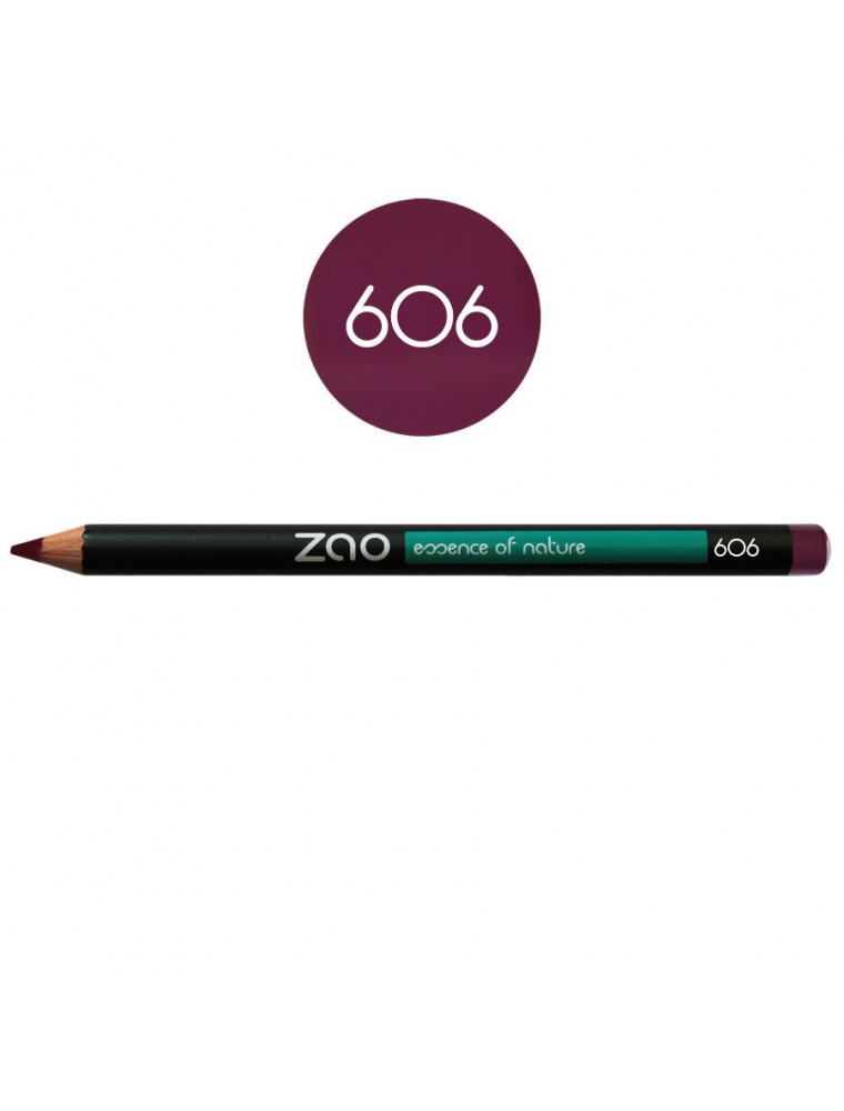 Crayon Bio - Prune 606 1,14 grammes - Zao Make-up Crayon Bio - Prune 606 1,14 grammes - Zao Make-up