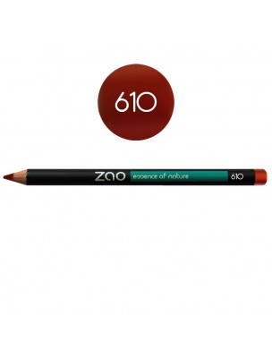 Crayon Bio - Rouge cuivré 610 1,14 grammes - Zao Make-up