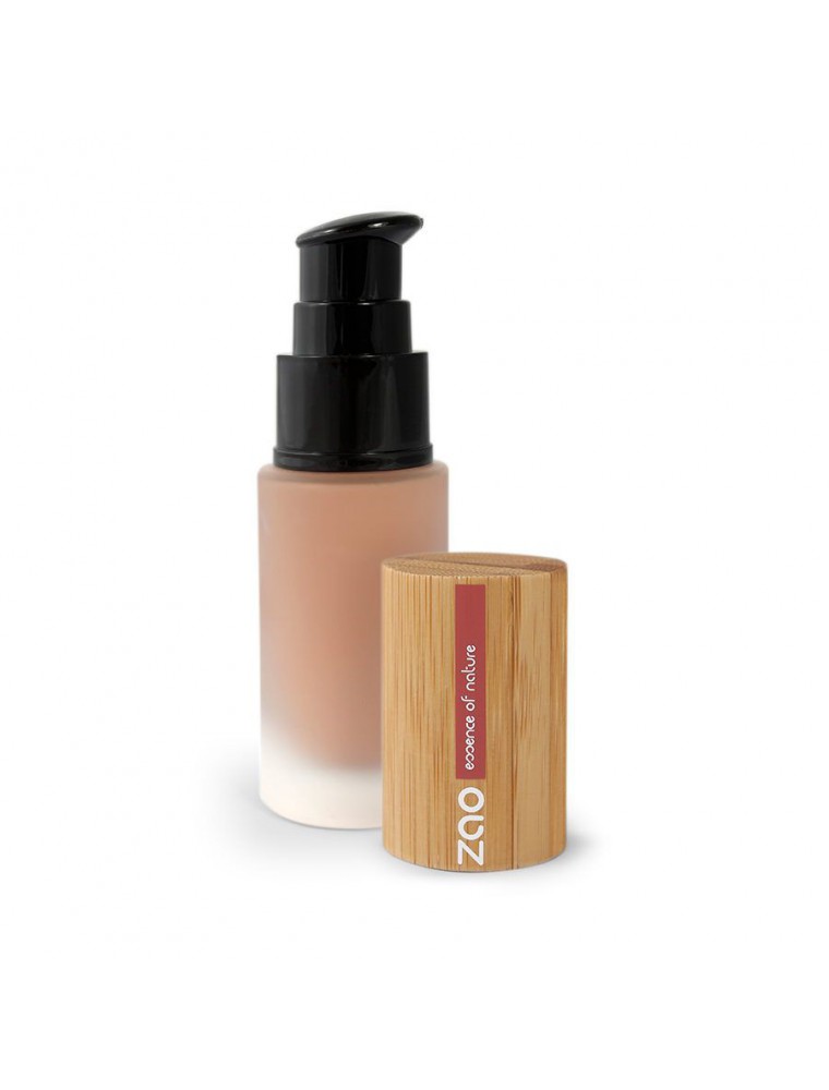 Soie de teint Bio - Chocolat 706 30 ml - Zao Make-up Soie de teint Bio - Chocolat 706 30 ml - Zao Make-up