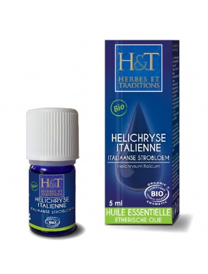 Image de Helichrysum italicum Organic - Helichrysum italicum Essential Oil 5 ml Herbes et Traditions depuis Essential oils against joint pain