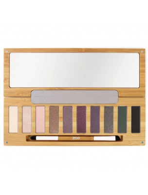 Image de Clin d'oeil n°1 Bio - Palette of 10 eye shadows Zao Make-up depuis Organic makeup to combine beauty and natural care