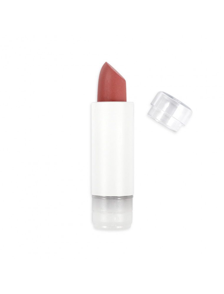 Image principale de la modale pour Recharge Rouge à lèvres Classic Bio - Rouge orangé 464 3,5 grammes - Zao Make-up