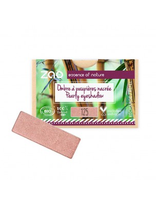 Image de Recharge Ombre à paupières rectangle Bio - Rose sunshine 125 1,3 grammes - Zao Make-up depuis Achetez des Ombres à paupières et fixateurs 100% naturels (2)