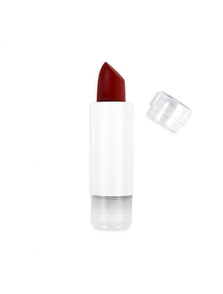 Image principale de la modale pour Recharge Rouge à lèvres Cocoon Bio - Bordeaux 413 3,5 grammes - Zao Make-up
