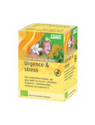 Image de Urgence et Stress Bio - Tisane aux Fleurs de Bach 15 sachets - Salus via Tisane Joie et Harmonie Bio Fleurs de Bach - Salus