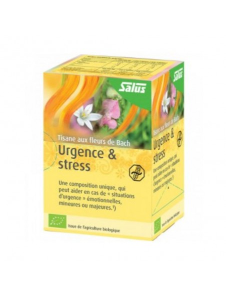 Image principale de Urgence et Stress Bio - Tisane aux Fleurs de Bach 15 sachets - Salus