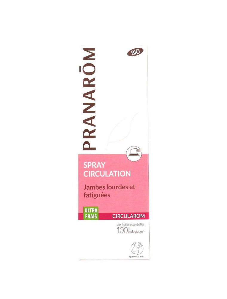 Spray circulation Circularom - Jambes légères 100 ml et 30 ml offerts- Pranarôm Spray circulation Circularom - Jambes légères 100 ml et 30 ml offerts- Pranarôm