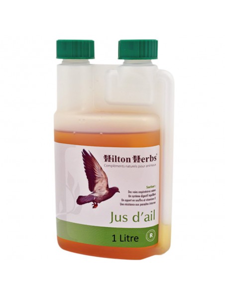 Jus d'ail - Respiration et Digestion Animaux 1 Litre - Hilton Herbs