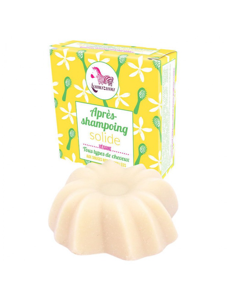 Après-shampooing solide Vegan - Tous Cheveux 74 ml - Lamazuna Après-shampooing solide Vegan - Tous Cheveux 74 ml - Lamazuna