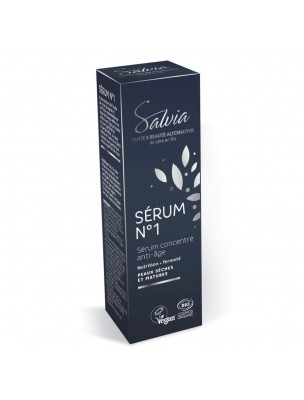 Image de Sérum n°1 Bio - Sérum concentré Anti-âge 10 ml - Salvia via Elixir Bio - 15 ml - Salvia