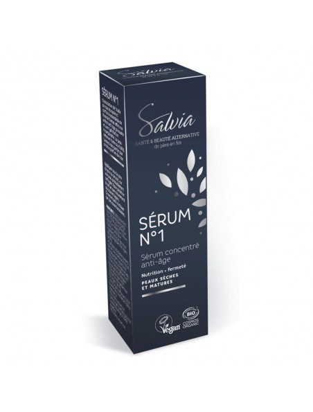 Image principale de Sérum n°1 Bio - Sérum concentré Anti-âge 10 ml - Salvia