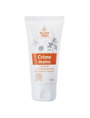 Image de Crème Mains Bio - Nourrissante et Réparatrice 50 ml - De Saint-Hilaire depuis Hygiène et hydratation des mains