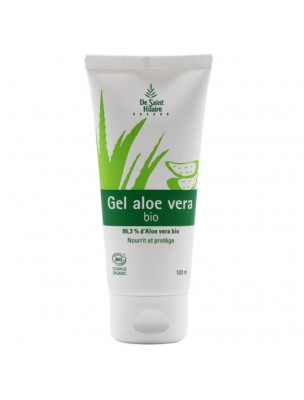 Image de Gel Aloe Vera Bio - Nourrissante et Protectrice 100 ml - De Saint-Hilaire depuis Soins du visage et du corps à base d'Aloé vera