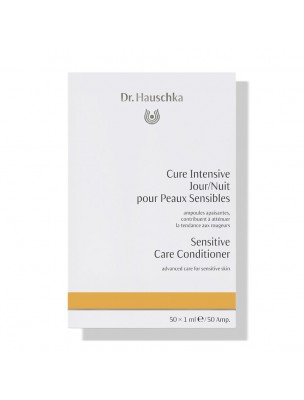 Image de Cure Intensive Jour et Nuit pour peaux sensibles - Soin visage 50 ampoules - Dr Hauschka via Crème de Jour Régénérante Dr Hauschka - Soin du visage 40 ml