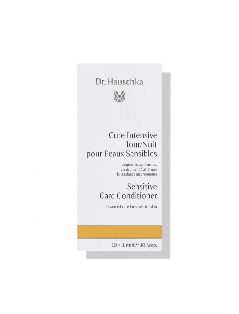 Image principale de la modale pour Cure Intensive Jour et Nuit pour peaux sensibles - Soin du visage 10 ampoules - Dr Hauschka