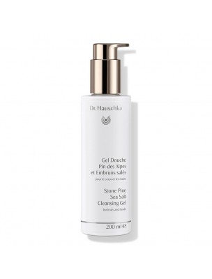 Image de Gel Douche Pin des Alpes et Embruns salés - Soin du corps 200 ml - Dr Hauschka via Shampooing Douche Doux Bio Rampal Latour