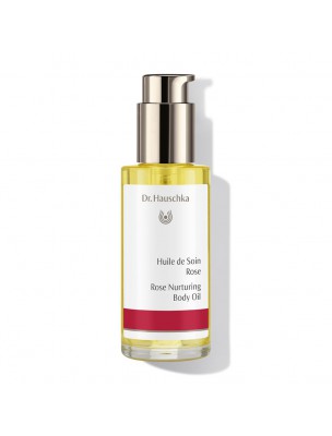 Image de Huile de Soin Rose - Soin du corps 75 ml - Dr Hauschka depuis louis-herboristerie