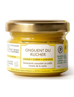 Image de Onguent du Rucher - Ultra-nourrissant 50 ml - Ballot-Flurin via Comptoirs et Compagnies - Crème réparatrice au Miel de Manuka 40 ml