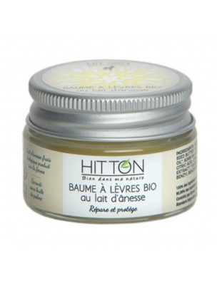 Image de Organic Donkey Milk Lip Balm - Repairs and Protects 15 ml Hitton depuis Moisturizing and exfoliating lip care