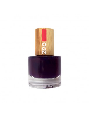 Image de Vernis à ongles Bio - 651 Prune 8 ml - Zao Make-up via Vernis Bio - 654 Rose bonbon 8 ml - Zao Make-up