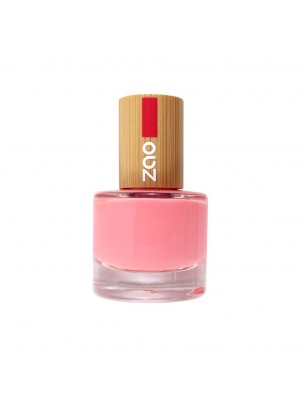 Image de Vernis à ongles Bio - 654 Rose bonbon 8 ml - Zao Make-up depuis Soins et maquillages naturels dédiés aux ongles