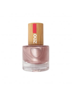 Image de Organic Nail Polish - 658 Champagne rosé 8 ml Zao Make-up depuis Natural nail care and makeup
