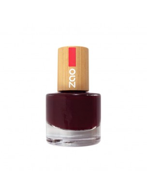 Image de Organic Nail Polish - 659 Black Cherry 8 ml Zao Make-up depuis Natural nail care and makeup