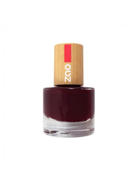 Image principale de Vernis à ongles Bio - 659 Cerise noire 8 ml - Zao Make-up