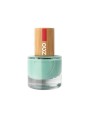 Image de Organic Nail Polish - 660 Water Green 8 ml - Nail Polish Zao Make-up via Buy Organic Top Coat - 665 Glitter 8 ml - Zao