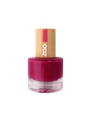Image de Organic Nail Polish - 663 Raspberry 8 ml Zao Make-up depuis Organic nail polish, natural colouring, easy to apply