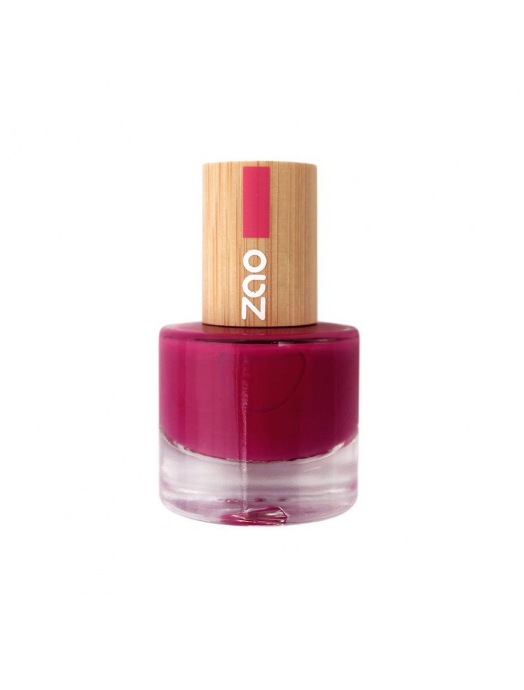 Image principale de la modale pour Vernis à ongles Bio - 663 Framboise 8 ml - Zao Make-up