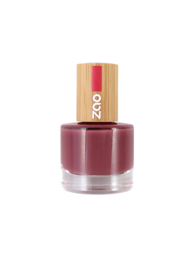 Vernis à ongles Bio - 667 Rose amarante 8 ml - Zao Make-up