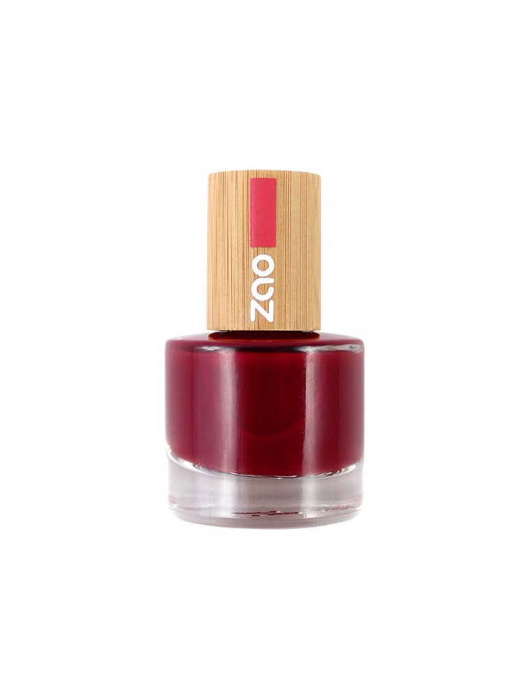 Vernis à ongles Bio - 668 Rouge passion 8 ml - Zao Make-up