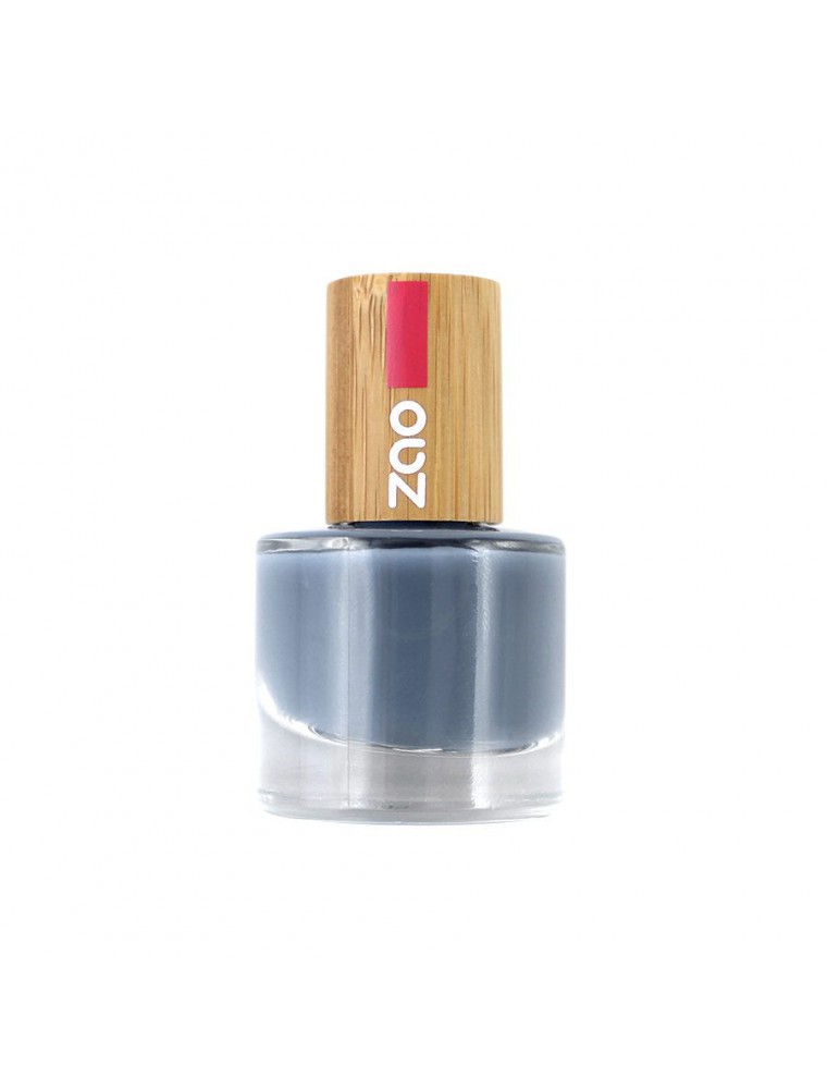 Image principale de la modale pour Vernis à ongles Bio - 670 Bleu gris 8 ml - Zao Make-up