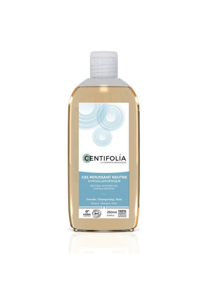 Gel moussant neutre Bio - Hypoallergénique 250 ml - Centifolia Gel moussant neutre Bio - Hypoallergénique 250 ml - Centifolia