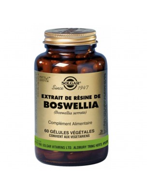 Image de Boswellia - Suppleness and joints 60 capsules Solgar depuis Natural capsules and tablets (3)