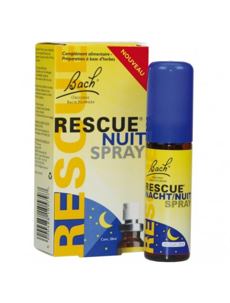 Rescue Nuit Spray 20 ml - Fleurs de Bach Original