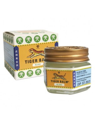 Image de Baume du Tigre Blanc - Pot de 30 grammes - Tiger Balm via Acheter Tête lourde - Stick aux huiles essentielles 9 ml -