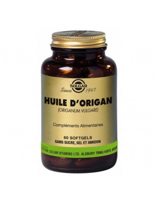 Image de Huile d'Origan - Résistance 60 softgels - Solgar depuis Résultats de recherche pour "Cold process so"