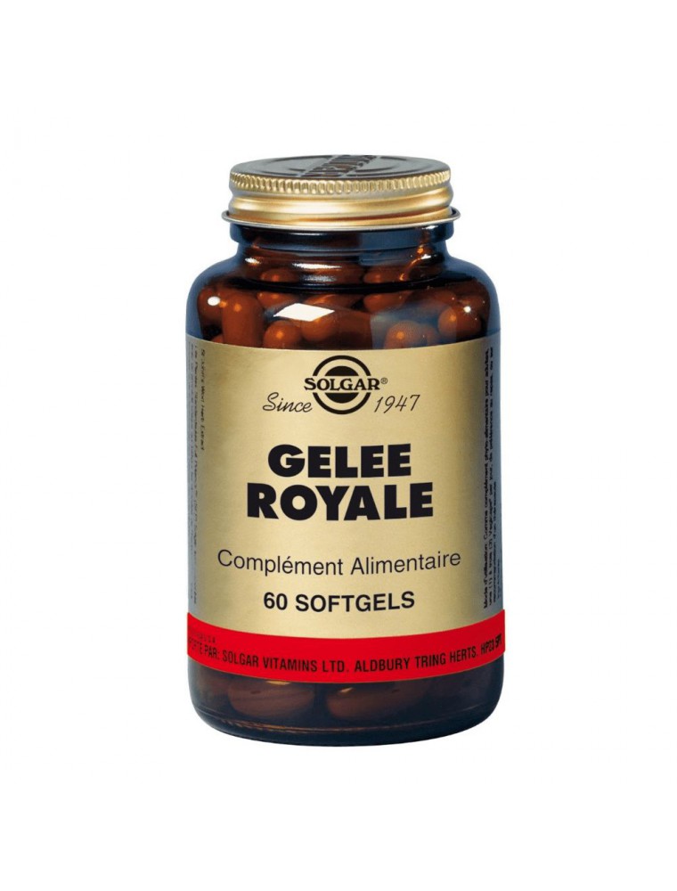 Gelée Royale- Immunité 60 géllules - Solgar Gelée Royale- Immunité 60 géllules - Solgar