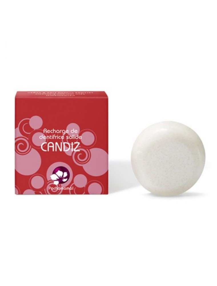 Image principale de la modale pour Recharge Dentifrice solide à la Fraise - Candiz 12 g - Pachamamaï