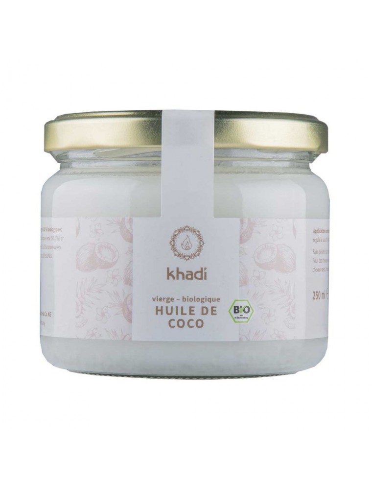 Huile de Coco Bio - Soin capillaire 250 grammes - Khadi