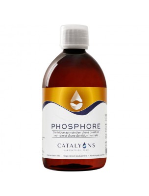 Image de Phosphore - Ossature et dentition 500 ml - Catalyons via Calci K2-D3 du laboratoire Be-Life - Ossature et croissance