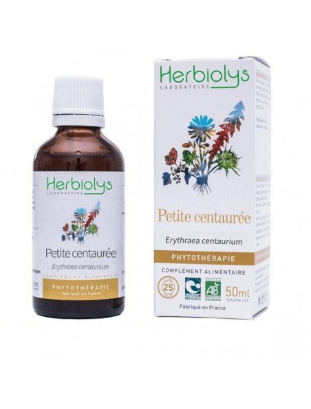 Image principale de Petite Centaurée Bio - Teinture-mère 50 ml - Herbiolys